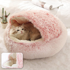 Round Plush Pet Bed