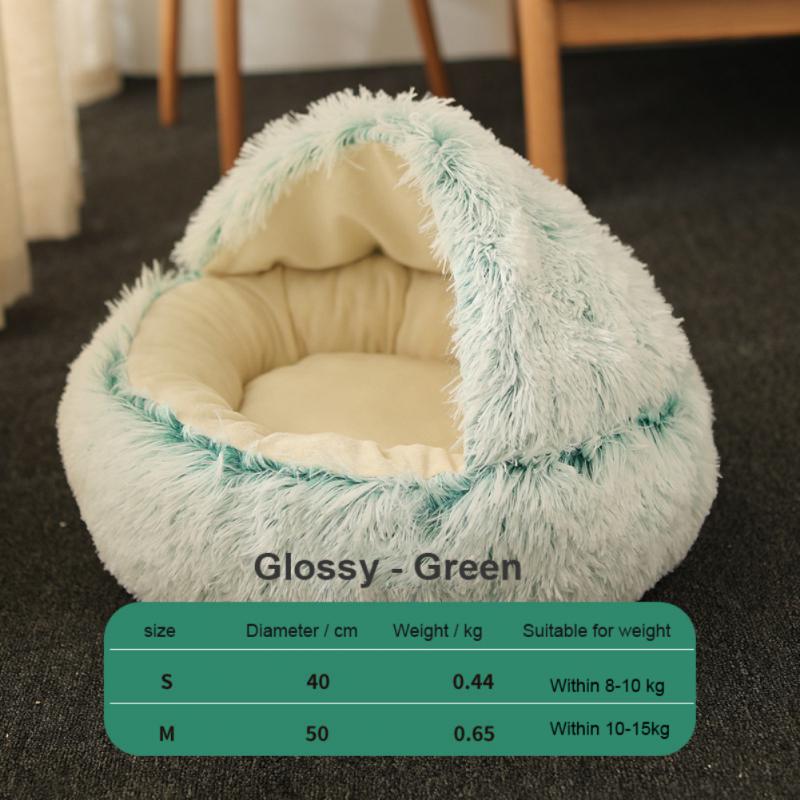 Round Plush Pet Bed