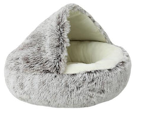 Round Plush Pet Bed