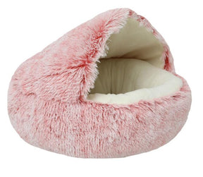 Round Plush Pet Bed